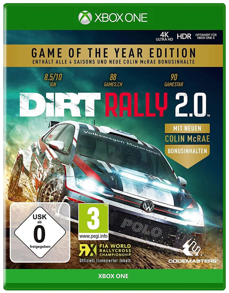 DiRT Rally 2.0 Game of the Year Edition Xbox one hind ja info | Arvutimängud, konsoolimängud | kaup24.ee