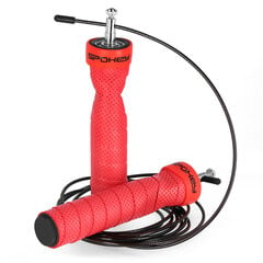 Скакалка Spokey PUMP PRO, красная цена и информация | Скакалка Tunturi Pro Adjustable Speed Rope | kaup24.ee