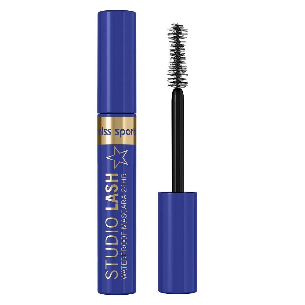 Veekindel ripsmetušš Miss Sporty Studio Lash Waterproof Mascara 24HR Black, 9ml hind ja info | Ripsmetušid, lauvärvid, silmapliiatsid, seerumid | kaup24.ee