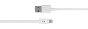 Deltaco IPLH-401 USB-A /Lightning, 1 м цена и информация | Кабели для телефонов | kaup24.ee