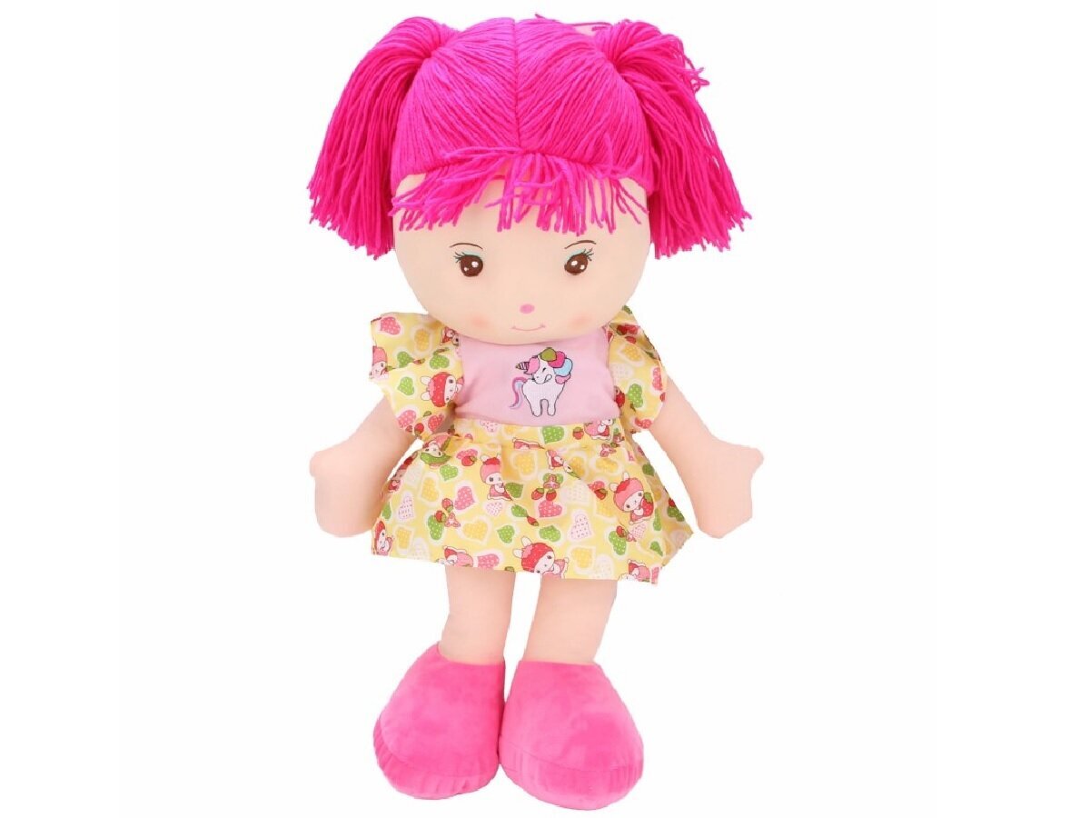 Kaltsunukk, roosa 61 cm hind ja info | Pehmed mänguasjad | kaup24.ee