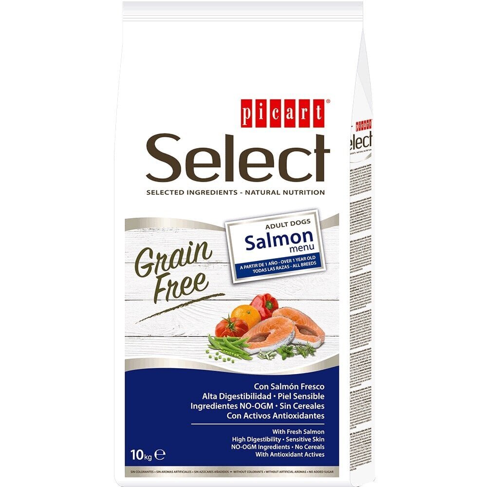 Select Adult Grain Free Salmon Menu koeratoit 10kg hind ja info | Kuivtoit koertele | kaup24.ee