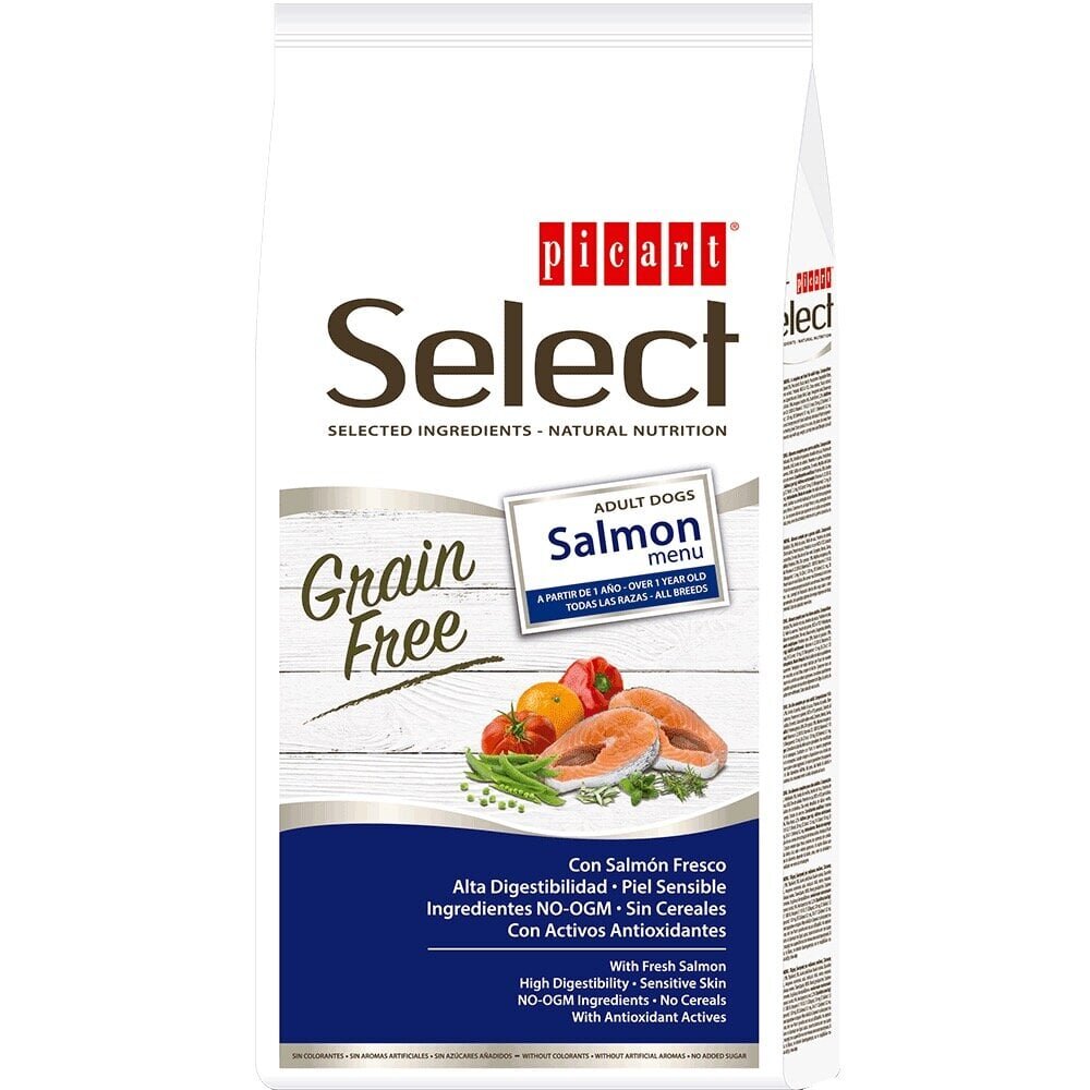 Select Adult Grain Free Salmon Menu koeratoit 2kg hind ja info | Kuivtoit koertele | kaup24.ee