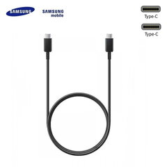 Кабель передачи данных и подзаряда Samsung EP-DN980BBE Type-C на Type-C, черный, 1м цена и информация | Кабели для телефонов | kaup24.ee