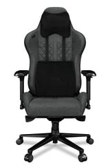 Компьютерное кресло Yumisu 2050 для игроков, тканевая обивка, серый с черным цена и информация | Офисные кресла | kaup24.ee