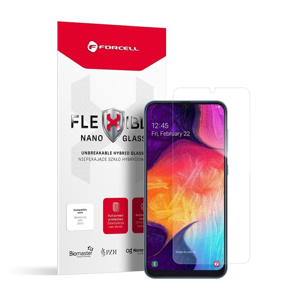 Ekraanikaitse 9H Forcell Flexible Nano Glass for Samsung Galaxy A50 цена и информация | Ekraani kaitsekiled | kaup24.ee