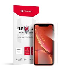 Защитная пленка для экрана с олеофобным покрытием 9H Forcell Flexible Nano Glass для Iphone Xr/11 6,1" цена и информация | Ekraani kaitsekiled | kaup24.ee