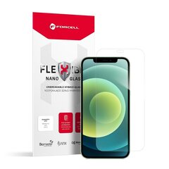 Защитная пленка для экрана с олеофобным покрытием 9H Forcell Flexible Nano Glass для Iphone 12 mini 5,4" цена и информация | Ekraani kaitsekiled | kaup24.ee