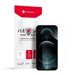 Защитная пленка для экрана с олеофобным покрытием 9H Forcell Flexible Nano Glass для Iphone 12 Pro Max 6,7" цена и информация | Ekraani kaitsekiled | kaup24.ee