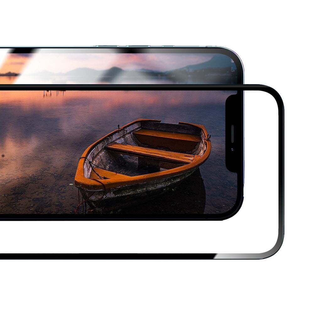 Ekraanikaitse 9H Forcell Flexible Nano Glass 5D for iPhone 7/8/SE 2020 4,7" black цена и информация | Ekraani kaitsekiled | kaup24.ee