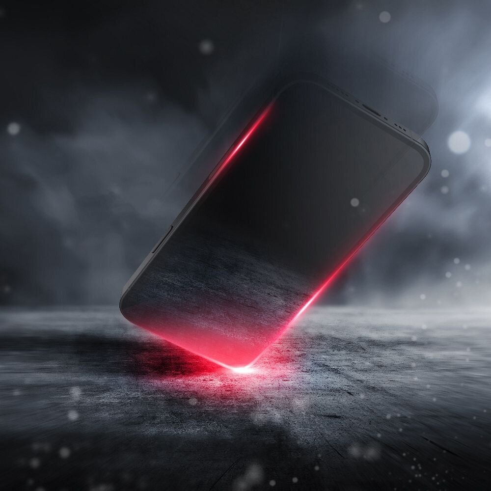 Ekraanikaitse 9H Forcell Flexible Nano Glass 5D for Samsung Galaxy S21 Ultra black (Hot Bending) working fingerprint scanner hind ja info | Ekraani kaitsekiled | kaup24.ee
