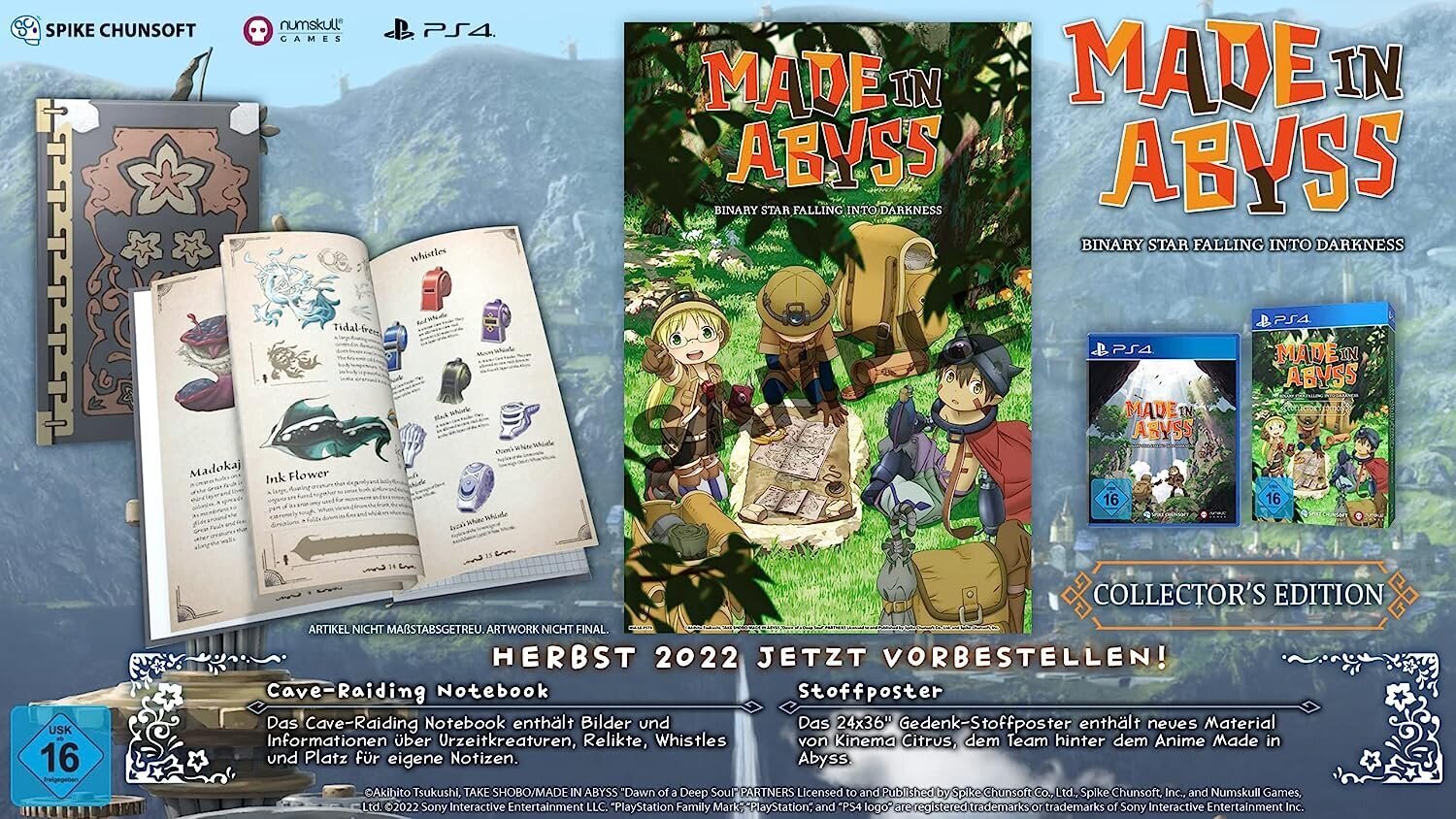 Made in Abyss - Collectors Edition - PS4 цена и информация | Arvutimängud, konsoolimängud | kaup24.ee