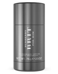 Burberry Brit Men pulkdeodorant meestele 75 ml цена и информация | Парфюмированная косметика для мужчин | kaup24.ee