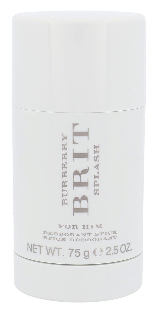 Pulkdeodorant Burberry Brit Splash meestele 75 ml цена и информация | Lõhnastatud kosmeetika meestele | kaup24.ee