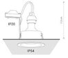 Süvistatav lamp Nowodvorski Charlie 8366, valge hind ja info | Süvistatavad ja LED valgustid | kaup24.ee