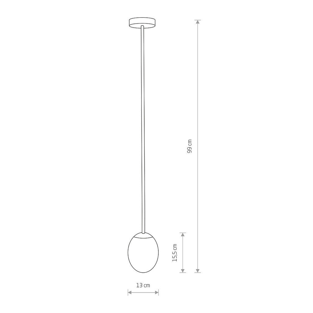 Valgusti Nowodvorski Ice Egg A 8124 hind ja info | Rippvalgustid | kaup24.ee