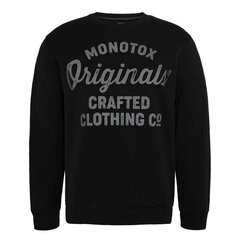 HOODIE MONOTOX CRAFTED CN BLACK MX21036 цена и информация | Мужские толстовки | kaup24.ee