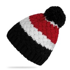Talvemüts Monotox hilf red/white/black mx20067 NS hind ja info | Naiste mütsid ja peapaelad | kaup24.ee
