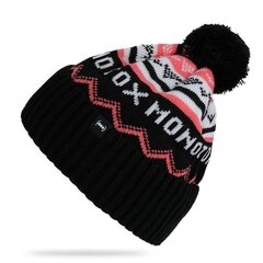 WINTER HAT MONOTOX PEP BLACK/PINK MX20073 цена и информация | Женские шапки | kaup24.ee