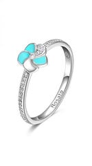 Очаровательное серебряное кольцо Rosato Flower Allegra RZAL005 цена и информация | Кольцо | kaup24.ee