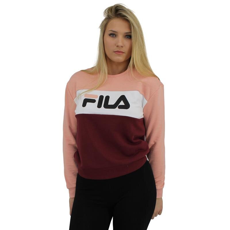 Džemper fila leah crew sweat w 687043a811 hind ja info | Naiste pusad | kaup24.ee