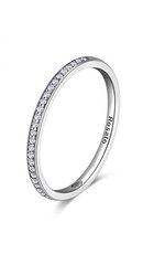 Минималистское серебряное кольцо с цирконами Rosato Allegra RZA029 цена и информация | Кольцо | kaup24.ee