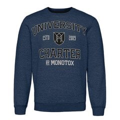 HOODIE MONOTOX UNIVERSITY CN NAVY MX21035 цена и информация | Мужские толстовки | kaup24.ee