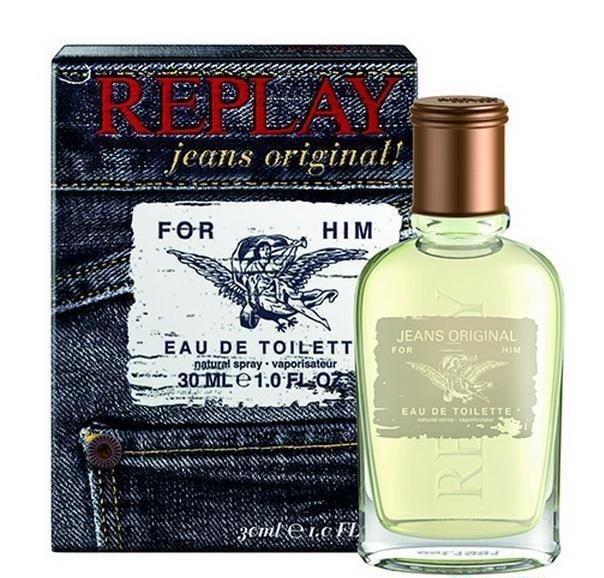 Replay Jeans Original! for Him EDT meestele 30 ml цена и информация | Meeste parfüümid | kaup24.ee