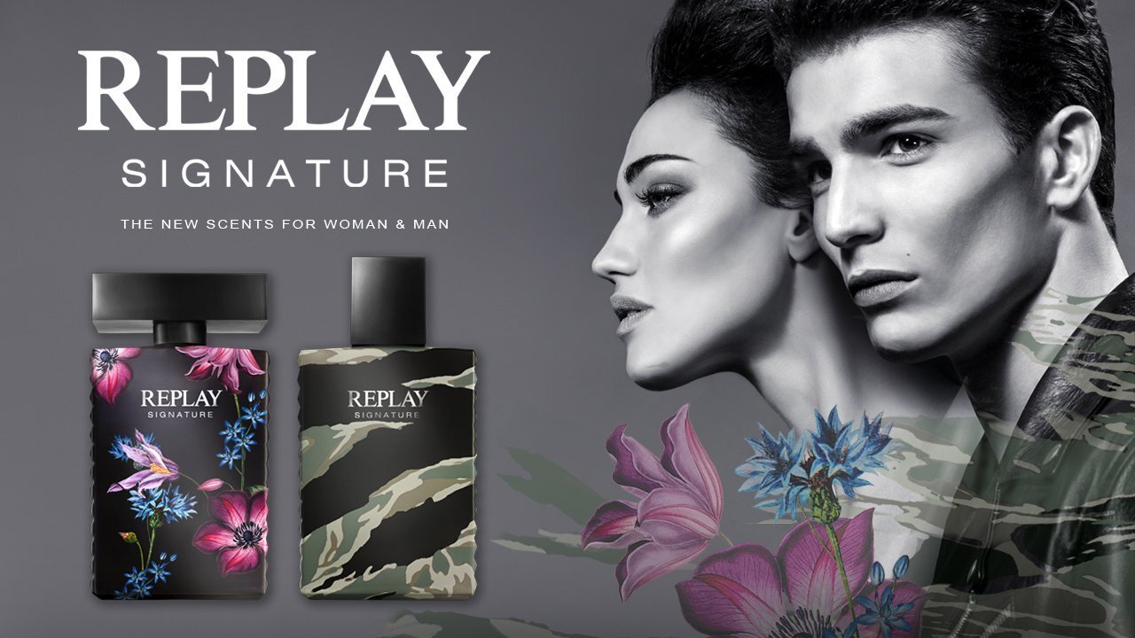 Tualettvesi Replay Signature Man EDT meestele 30 ml цена и информация | Meeste parfüümid | kaup24.ee