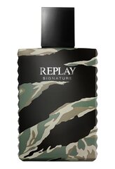 Replay Signature Man EDT meestele 50 ml hind ja info | Meeste parfüümid | kaup24.ee