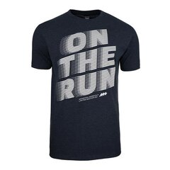 T-särk monotox on the run navy mel ontherun20navy цена и информация | Мужские футболки | kaup24.ee