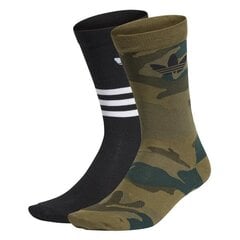 Sokid adidas originals camo crew 2pp fm0675 цена и информация | Мужские носки | kaup24.ee