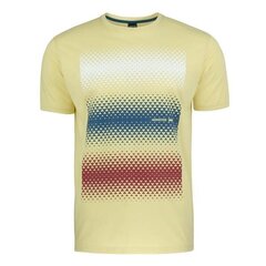 T-särk monotox triple pastel yellow mx21015 цена и информация | Мужские футболки | kaup24.ee