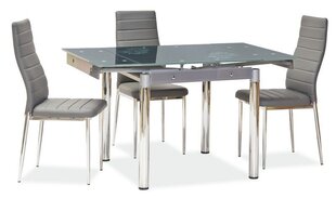 Раздвижной стол Gd-082, серый цена и информация | Кухонные и обеденные столы | kaup24.ee