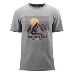 T-särk monotox explorers club grey mel mx22064 цена и информация | Мужские футболки | kaup24.ee