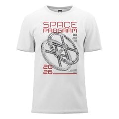 T-särk monotox space program white mx22076 hind ja info | Meeste T-särgid | kaup24.ee