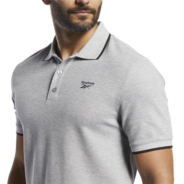 T-särk reebok ri polo mgreyh fq4219 цена и информация | Meeste T-särgid | kaup24.ee