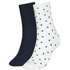 SOCKS TOMMY HILFIGER TH WOMEN SOCK DOT 2P 100001493002 цена и информация | Женские носки из ангорской шерсти | kaup24.ee