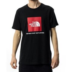 T-SHIRT THE NORTH FACE M S/S RAG RED BOX T93BQOJK3 цена и информация | Мужские футболки | kaup24.ee