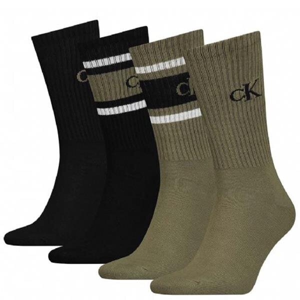 Sokid calvin klein ckj men sock 4p sport logo 701219837002 hind ja info | Meeste sokid | kaup24.ee