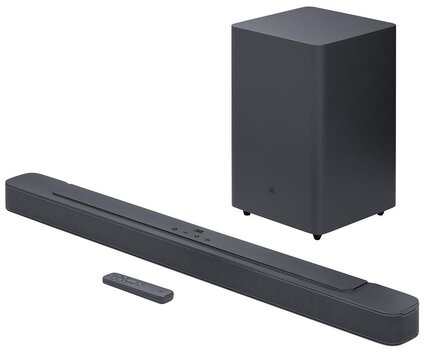 JBL Bar 2.1 Deep Bass MK2 Soundbar JBLBAR21DBM2BLKEP цена и информация | Домашняя акустика и системы «Саундбар» («Soundbar“) | kaup24.ee