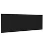 vidaXL seinale kinnitatav voodipeats, must, 240x1,5x80 cm, tehispuit hind ja info | Voodid | kaup24.ee