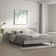 vidaXL seinale kinnitatav voodipeats, betoonhall, 240x1,5x80 cm цена и информация | Кровати | kaup24.ee