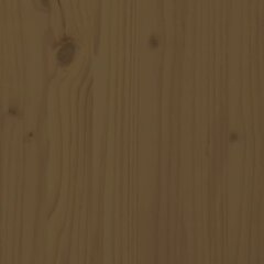 vidaXL voodipeats, meepruun, 105,5 x 4 x 100 cm, männipuit цена и информация | Кровати | kaup24.ee