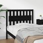 vidaXL voodipeats, must, 105,5 x 4 x 100 cm, männipuit hind ja info | Voodid | kaup24.ee