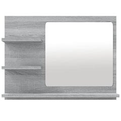 vidaXL peegel, hall Sonoma, 60x10,5x45 cm, tehispuit цена и информация | Шкафчики для ванной | kaup24.ee