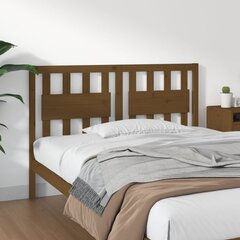 vidaXL voodipeats, meepruun, 145,5 x 4 x 100 cm, männipuit hind ja info | Voodid | kaup24.ee