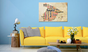 Pilt - Spanish Cities (ES) 90x60 cm hind ja info | Seinapildid | kaup24.ee