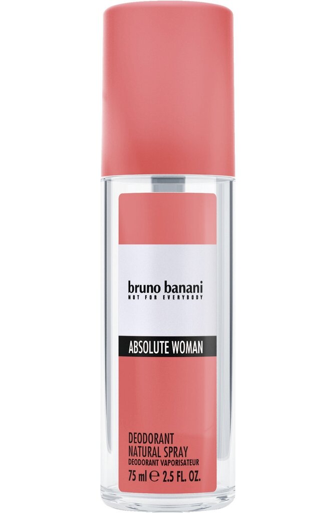 Naiste deodorant Bruno Banani Absolute Woman Deodorant, 75 ml цена и информация | Lõhnastatud kosmeetika naistele | kaup24.ee