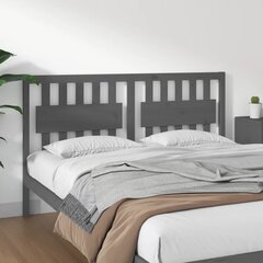 vidaXL voodipeats, hall, 165,5 x 4 x 100 cm, männipuit hind ja info | Voodid | kaup24.ee
